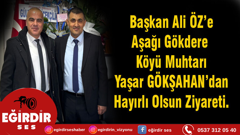ŞOFÖRLER ODASI BAŞKANI ALİ ÖZ’E TEBRİK ZİYARETLERİ DEVAM EDİYOR