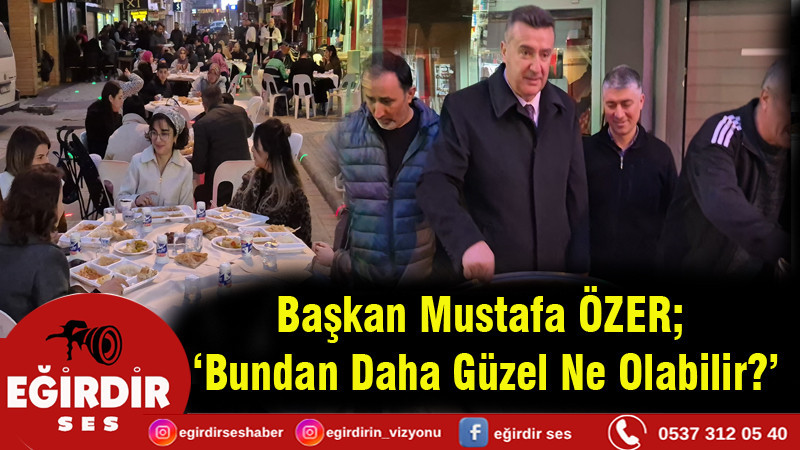 CADDE ESNAFINDAN BİRLİK VE BERABERLİK İFTARI