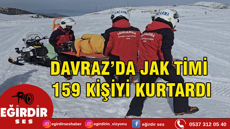 DAVRAZ’DA JAK TİMİ 159 KİŞİYİ KURTARDI