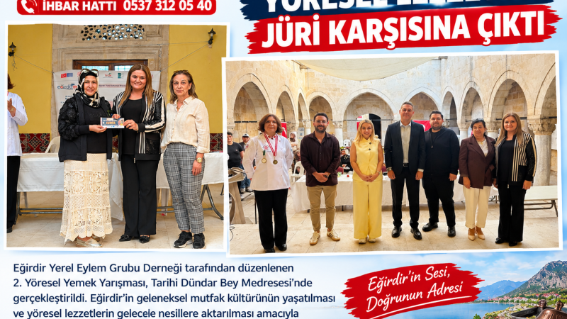 EĞİRDİR’DE YÖRESEL LEZZETLER JÜRİ KARŞISINA ÇIKTI