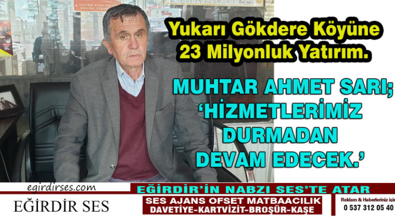 ‘HİZMETLERİMİZ DURMADAN DEVAM EDECEK.’ 