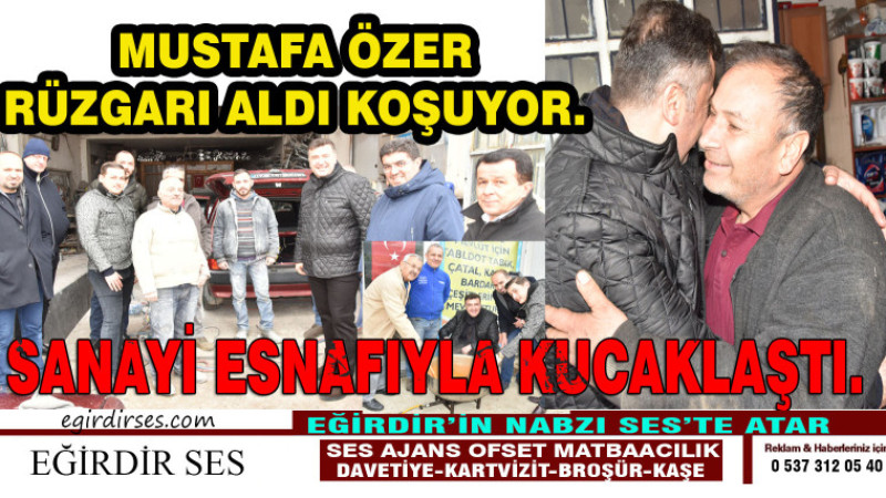 MUSTAFA ÖZER RÜZGARI ALDI KOŞUYOR.