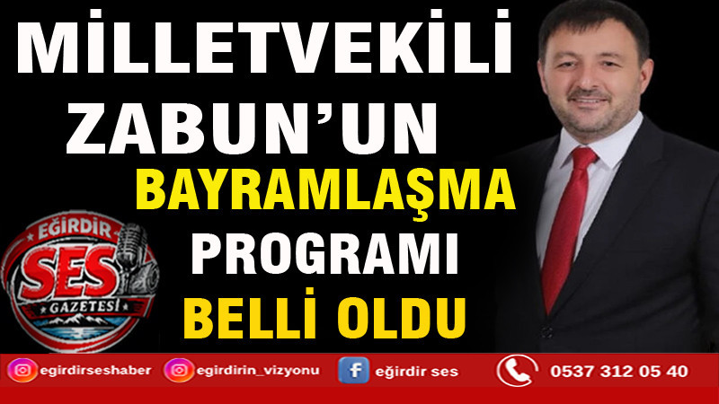 Zabun’un Bayramlaşma Programı