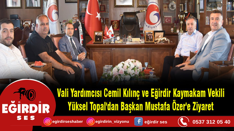 Kılınç ve Topal'dan Başkan Özer'e Anlamlı Ziyaret