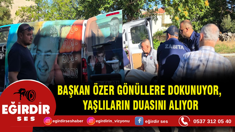 BAŞKAN ÖZER VATANDAŞIN HER ANINDA YANINDA