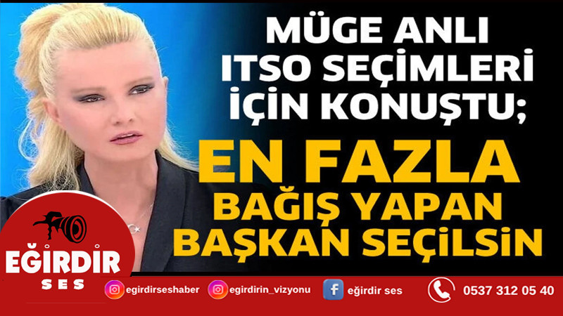 Müge Anlı'dan ITSO seçimlerine gönderme! Daha fazla bağış yapan başkan olsun