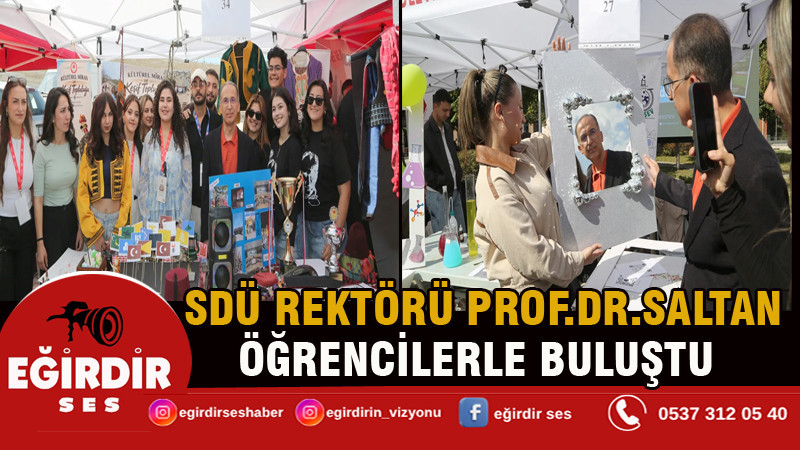 Rektör Saltan Öğrencilerle Buluştu